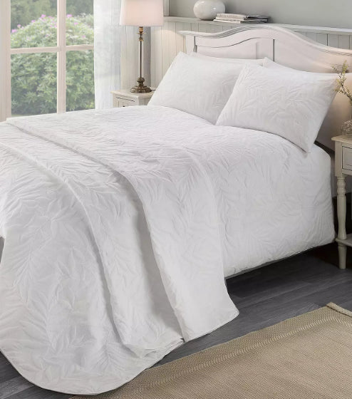 Luana Bedspread 230 x 200cm - White