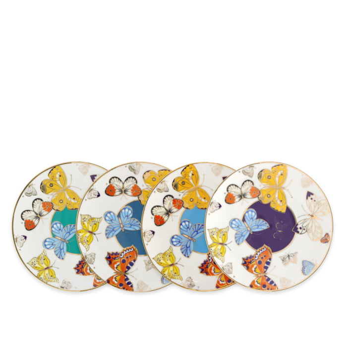 Butterfly Biscuit Plates Set Of 4