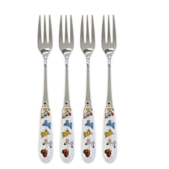 Butterfly Pastry Forks Set Of 4