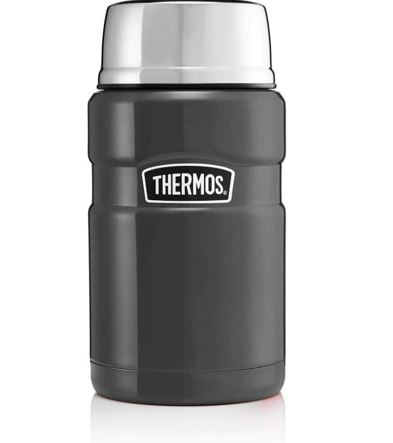 710ml King Stainless Steel King Food Flask Gun Metal