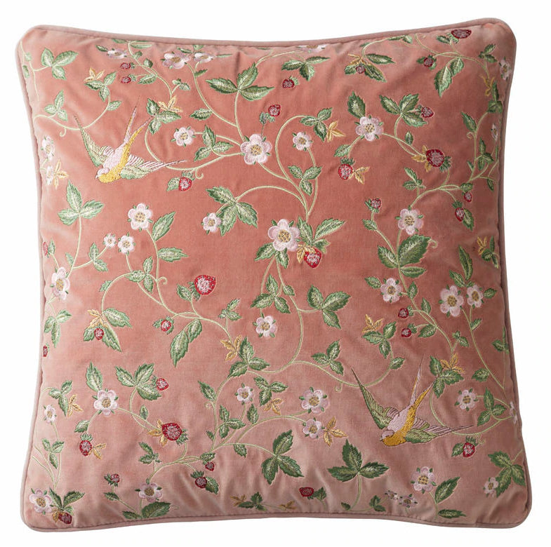 Wild Strawberry Blush Cushion