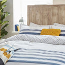 Galley Grade Stripe Duvet Cover - Comet