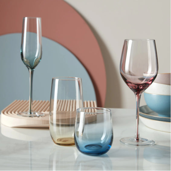 Colours Small Tumblers Pink/Blue Set Of 2