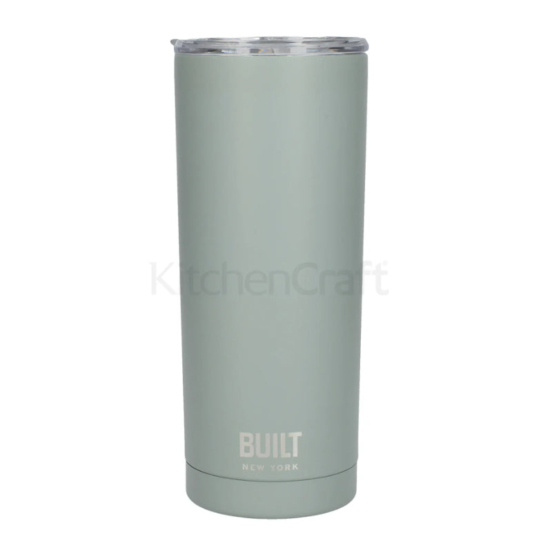 590ml Double Walled Stainless Steel Travel Mug Storm Grey