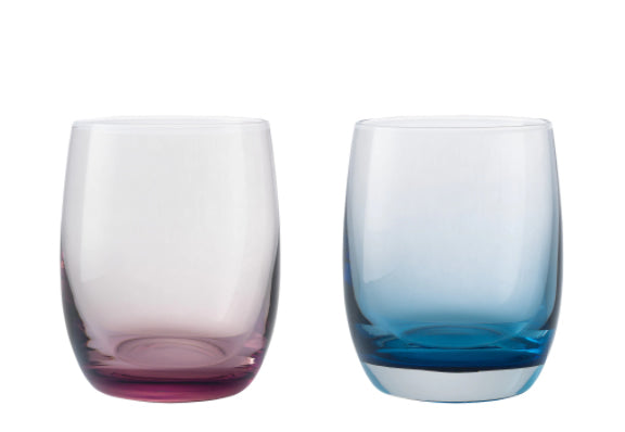 Colours Small Tumblers Pink/Blue Set Of 2