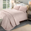 Luana Bedspread 230 x 200cm - Blush