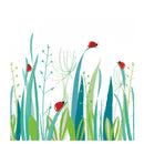 Paper Cocktail Napkins 20 Pack- Ladybird & Grass