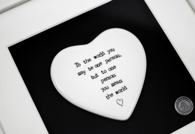 Ceramic Frame - You Mean The World