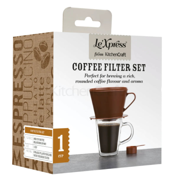 Le’Xpress Coffee Filter and Measuring Spoon Set