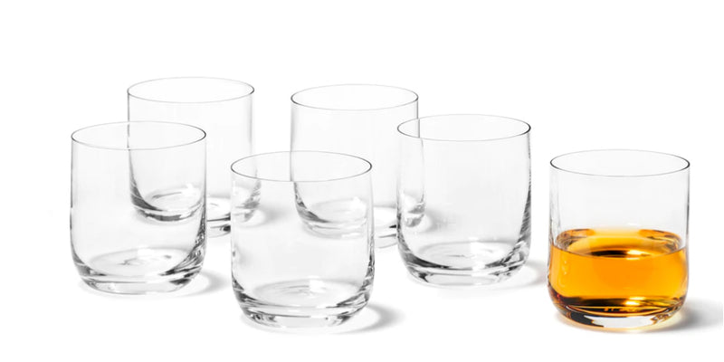 Daily Whiskey Tumbler Glass Set Of 6