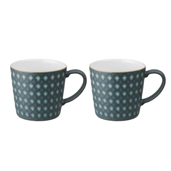 Impression Charcoal Set Of 2 Accent Mugs