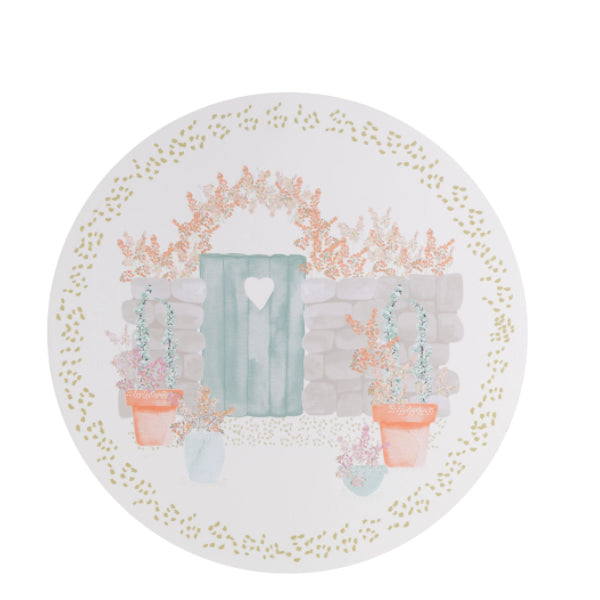 Walled Garden Round Placemats Set Of 6