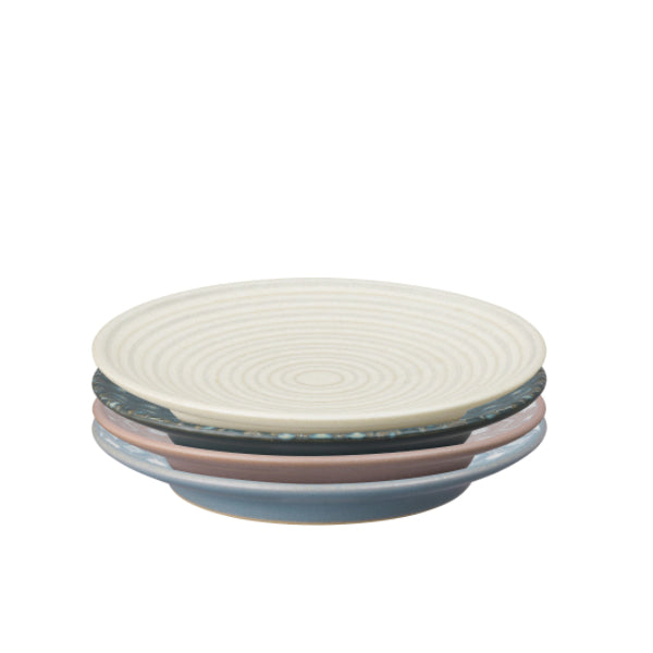 Impression Mixed Set Of 4 Small Accent Plates