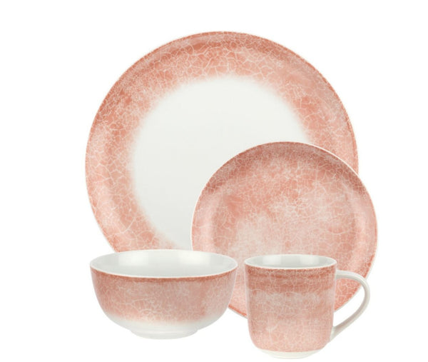 Crackle Pink 16 Piece Boxset