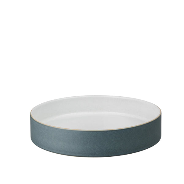 Impression Charcoal Blue Straight Round Tray