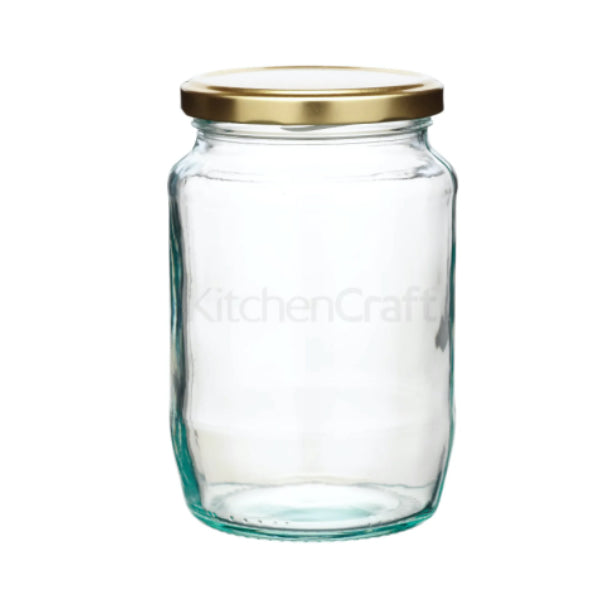 Home Made 908ml Round Jam Jar with Twist-off Lid