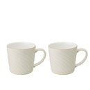 Impression Cream Set Of 2 Accent Large Mug