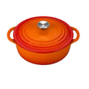 22cm Cast Iron Bistro Casserole - Volcanic