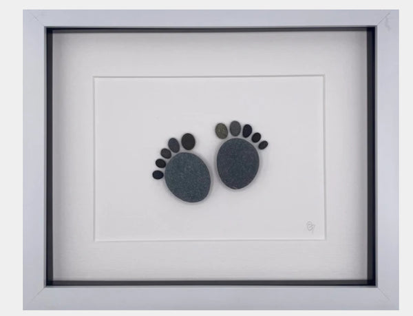 Baby Feet - White Frame