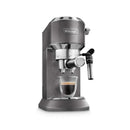 Dedica Metallics Pump Espresso Coffee Machine - Grey