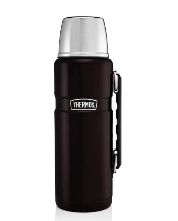 Stainless Steel King Flask 1.2l - Black
