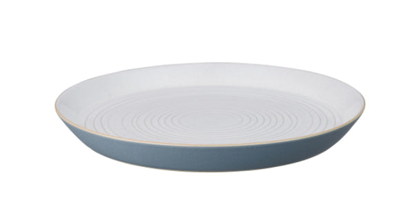 Impression Blue Spiral Dinner Plate