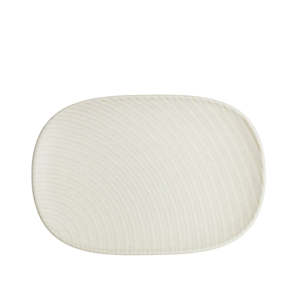 Impression Cream Accent Medium Oblong Platter