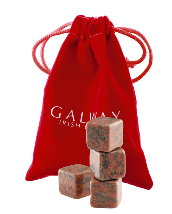 Cooling Stones Set Of 4 - Polished Red Granite