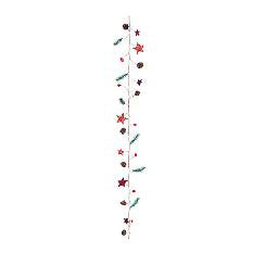 1.2m Fine Natural Red Trail Garland
