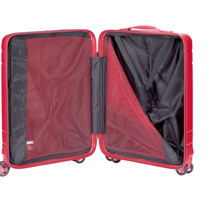 Moorea Hard Shell 55cm Spinner Cabin Case Red