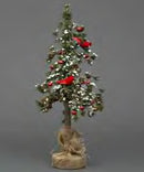 61cm Snowy Decorated Tree