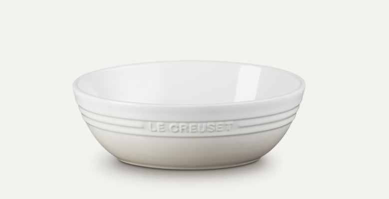 CHEFS SPECIAL PRICE! Stoneware Oval Serving Bowl - Meringue