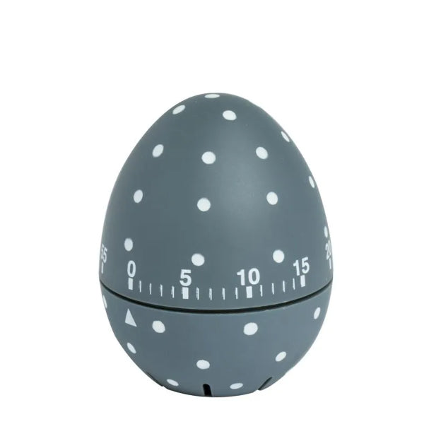 Soft Touch Dotty Timer Grey
