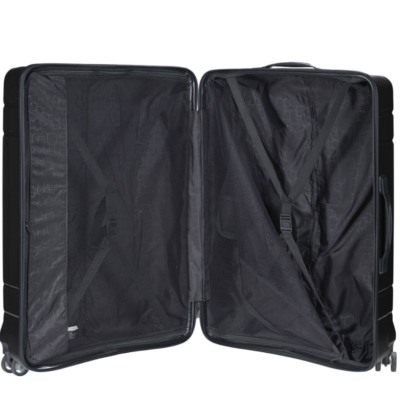 Moorea 75cm Hard Shell Large Spinner Case Black