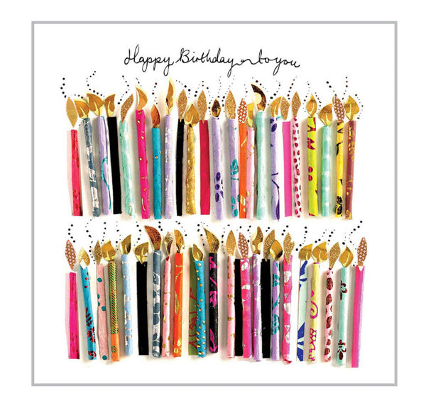 Pack of 20 Cocktail Napkins 25 x 25 - Happy Candle