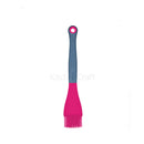 Colourworks Brights Pink Silicone-Headed Angled Pastry / Basting Brush