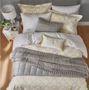 Reset Sprig Duvet Cover Set Yellow/Silver