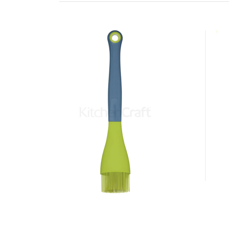 Colourworks Brights Green Silicone-Headed Angled Pastry / Basting Brush