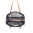 Cassis Riviera 3 Compartments Shoulder Bag Navy
