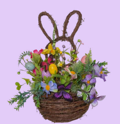 18 Inch Butterfly & Rabbit Basket