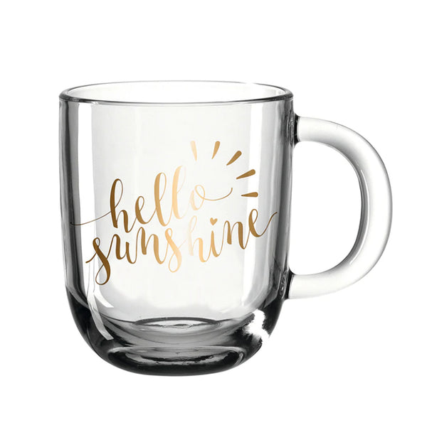 Hello Sunshine Glass Cup