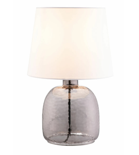 Boho Table Lamp & White Shade