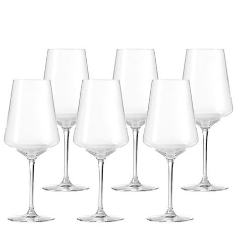 Puccini Set Of 6 Red Wine Glasses