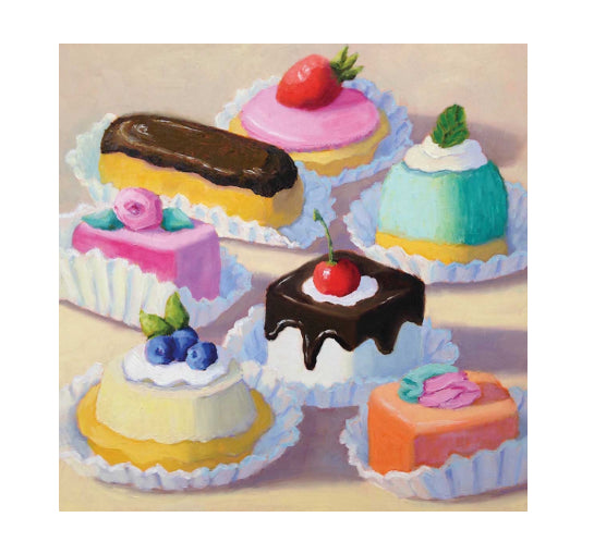 Pack of 20 Cocktail Napkins 25 x 25 - Confection Perfection