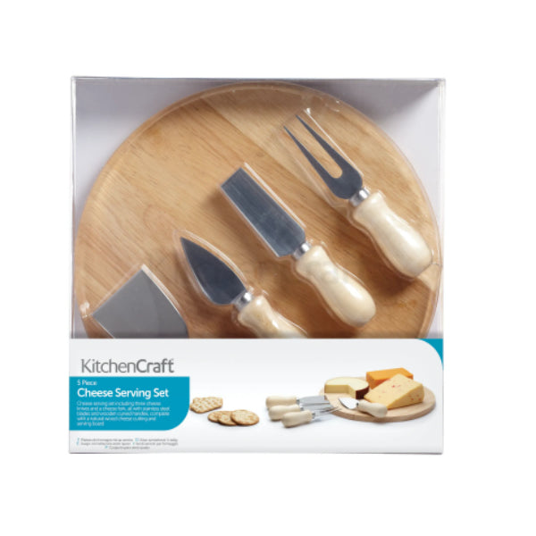 Wooden Cheese Serving Set