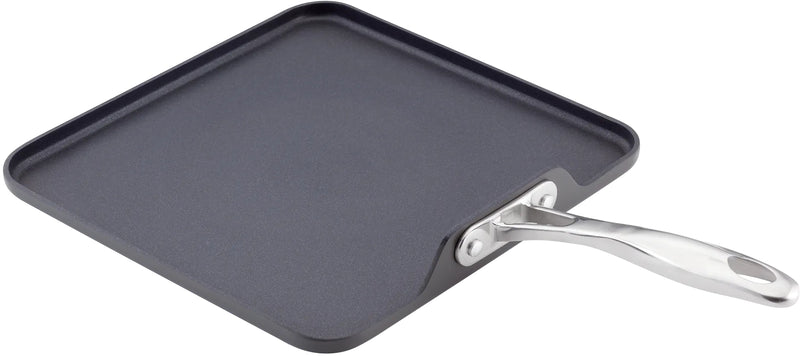 28cm Hard Anodised Non-Stick Griddle Pan