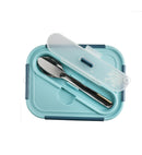 Retro Glass 900ml Lunch Box with Cutlery