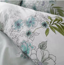 Chinoiserie Floral Duvet Cover Set - Green