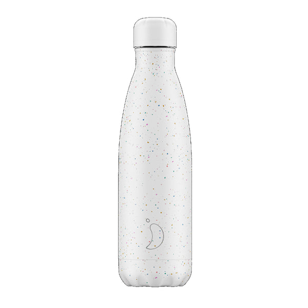 500ml Bottle Speckle Edition White