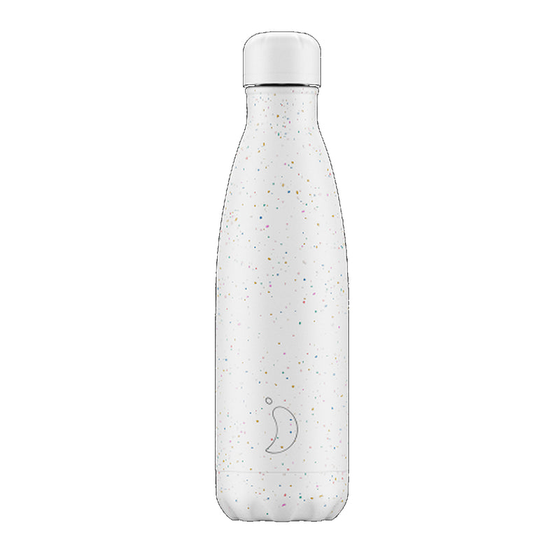 500ml Bottle Speckle Edition White